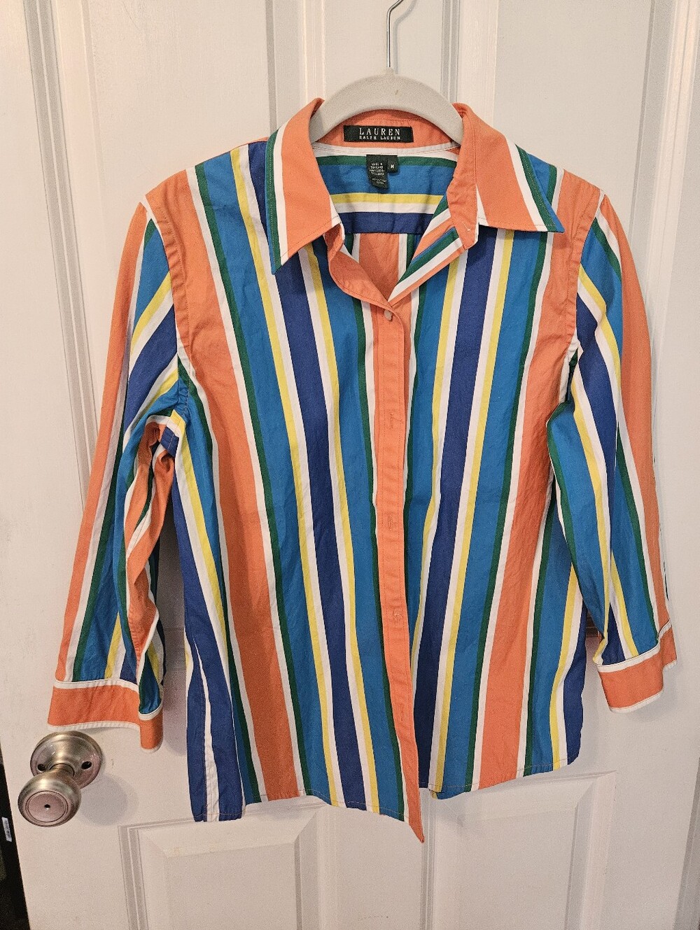 Ralph Lauren Vintage Striped Buttpn Up - Picture 2 of 4